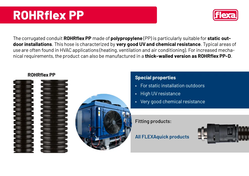 rura osłonowa ROHRflex PP