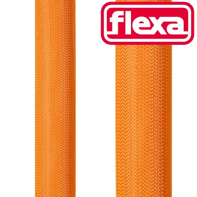 PA 6-L ROHRflex and HG-PET025 - orange plexiglas and braidings