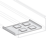 Pflitsch PIK HTW2 120 VA - triple-compartment partition coupler 