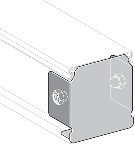 Pflitsch PIK EKI 200/60 S - cable trunking internal end cap