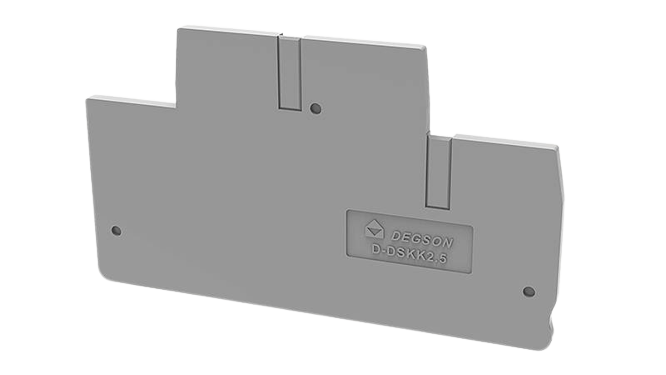 Zaślepka do złącza na szynę DIN Degson D-DSKK2.5-01P-1Y-00A(H)
