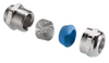 Pflitsch blueglobe TRI - brass EMC cable gland