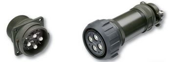 Radiall Van-System CVBR - circular bayonet connectors with roller stud