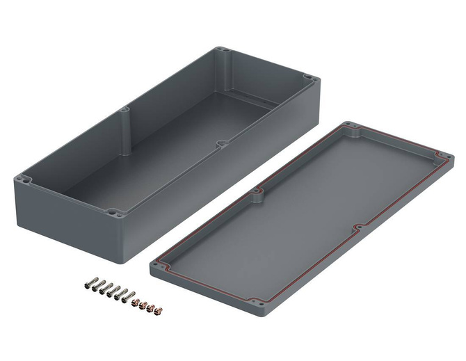Bopla A 169 SIL (01169010) - aluminum enclosure with silicone seal (600 x 230 x 111 mm)