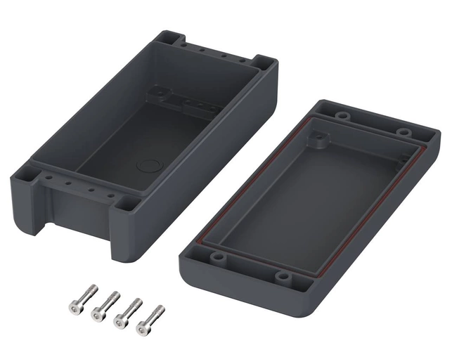 Bopla BA-S 180806 F SIL-7024 (00164124.SIL) - enclosure with membrane lid, screwed (199 x 86 x 60 mm)