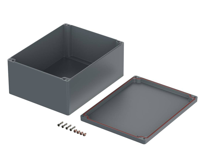 Bopla A 185 SIL (01185010) - aluminum enclosure with silicone seal (400 x 310 x 181 mm)