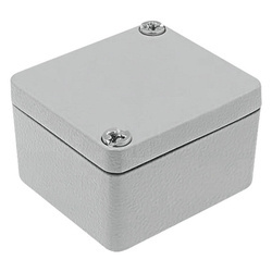 Raychem RJ01 50x45x30 mm aluminum enclosure, grey