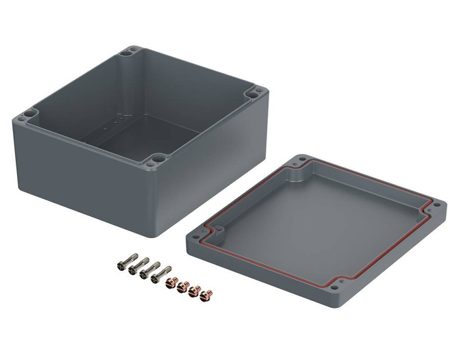 Bopla A 140 SIL (01140010) - aluminum enclosure with silicone seal (200 x 230 x 111 mm)