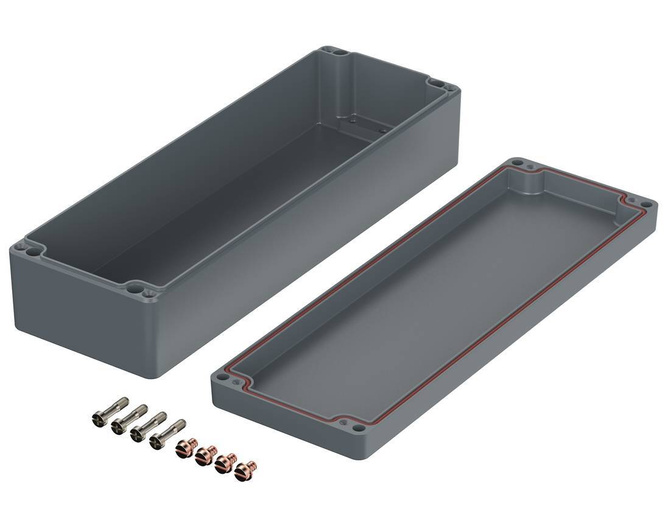 Bopla A 124 SIL aluminum 360x120x81 mm enclosure (01124010)