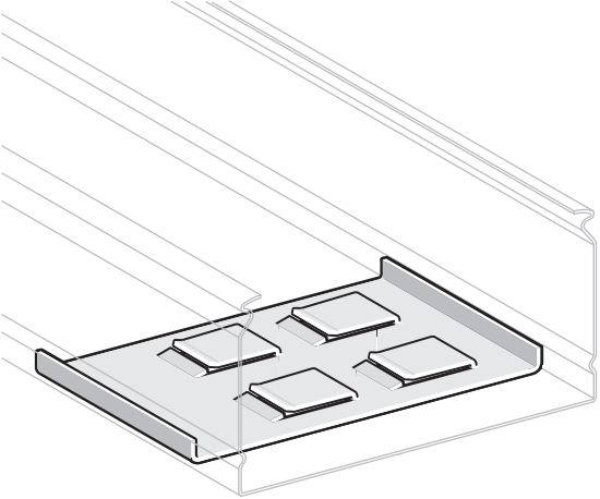 Pflitsch PIK HTW2 150 VA - triple-compartment partition coupler 