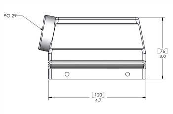 Ilme CAO 24.29 - kablowa obudowa złącza