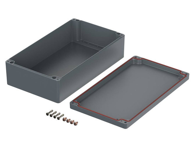 Bopla A 168 SIL (01168010) - aluminum enclosure with silicone seal (400 x 230 x 111 mm)