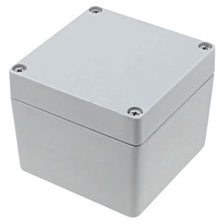Raychem RJ09 100x100x81 mm aluminum enclosure, grey