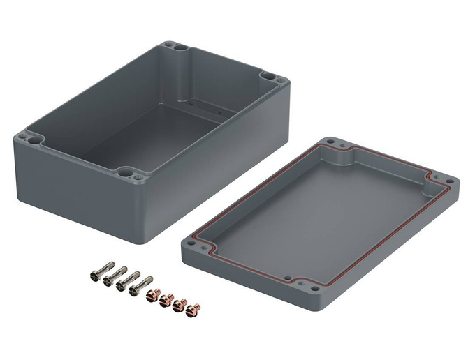 Bopla A 130 SIL (01130011) - obudowa aluminiowa z uszczelką silikonową (260 x 160 x 91 mm)