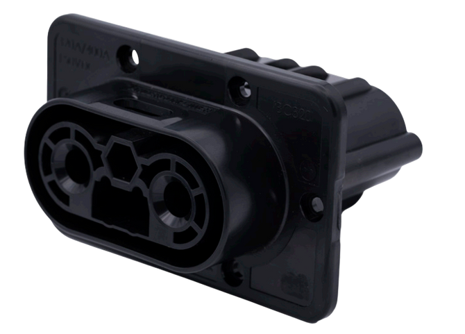 APP IBC320-PMREC-BLK - Obudowa złącza silnoprądowego typu żeńskiego mocowana panelowo