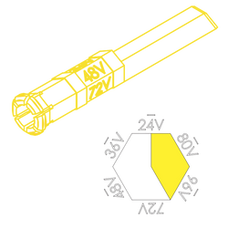 APP 160-19 - Yellow Coding Pin - Universal
