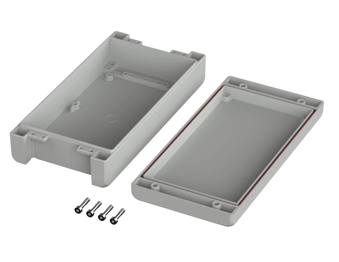 Bopla BA-S 241306 F SIL-7035 (00165225.SIL) - enclosure with membrane lid, screwed  (259 x 128 x 60 mm)