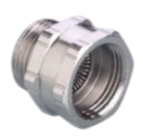 Pflitsch EMC adapter - brass nickel-plated EMC adapter