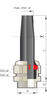 Pflitsch UNI Bending Strain relief cable gland - dławnica kablowa z PVDF z odgiętką odciążającą z wkładką z TPE-V