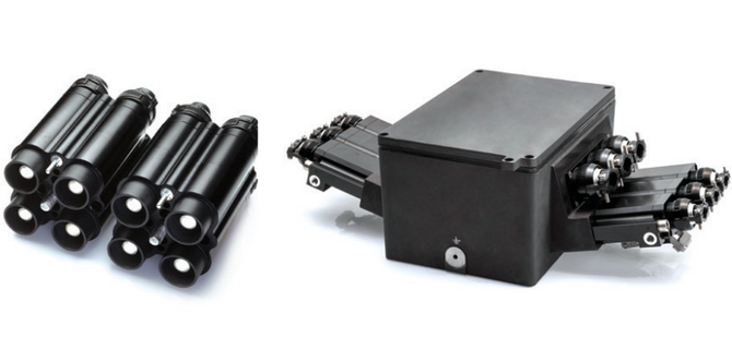 Radiall Van-System CP - multipole power connectors up to 1000A