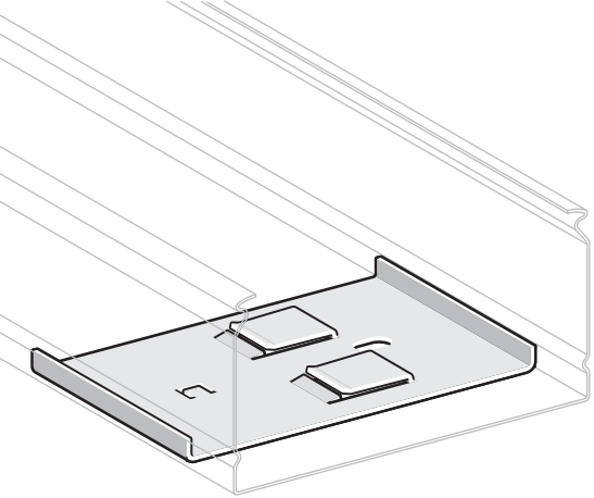 Pflitsch PIK HTW1 120 VA - double-compartment partition coupler 