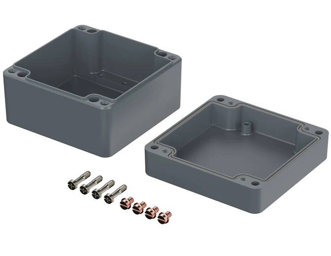 Bopla A 121 / 01.14 14 09 aluminum 140x140x91 mm enclosure (01121000)