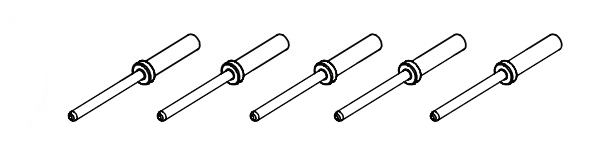 APP 4803G3 - auxiliary male PPMX connectors