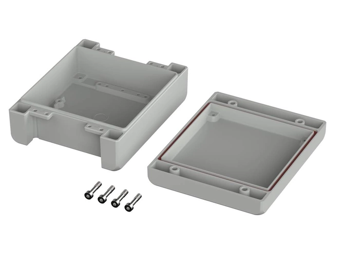 Bopla BA-S 141306 F SIL-7035 (00163225.SIL)- enclosure with membrane lid, screwed  (159 x 128 x 60 mm)