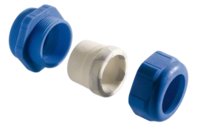 Pflitsch UNI Dicht Strain relief cable gland - dławnica kablowa z PVDF z odciążeniem naprężeń z wkładką z TPE/TPE-V