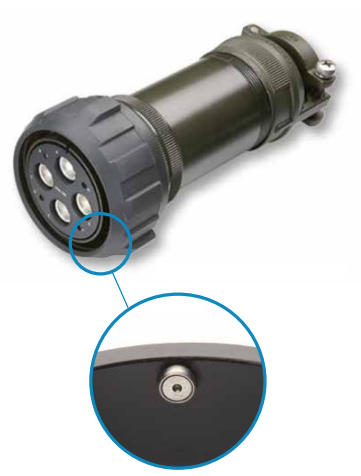 Radiall Van-System CVBR - okrągłe złącza bagnetowe z rolką zabezpieczającą