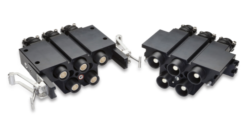 Radiall Van-System CP - wielopolowe złącza zasilania do 1000A