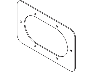 APP IBC320-PMGASKET - Gasket for panel-mounted female high-current connector enclosure