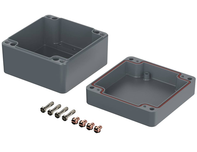 Bopla A 121 SIL aluminum 140x140x91 mm enclosure (01121010)