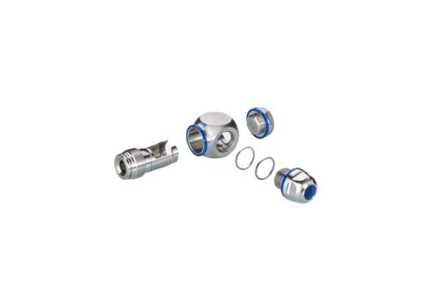 Pflitsch Hygienic elbow TRI CLEAN Plus - stainless steel elbow gland