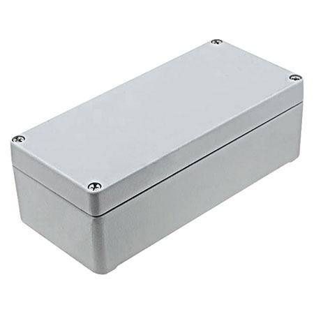 Raychem RJ07 175x80x57 mm aluminum enclosure, grey