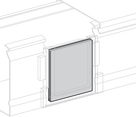 Pflitsch PIK BP 40 - cable trunkings blind plate