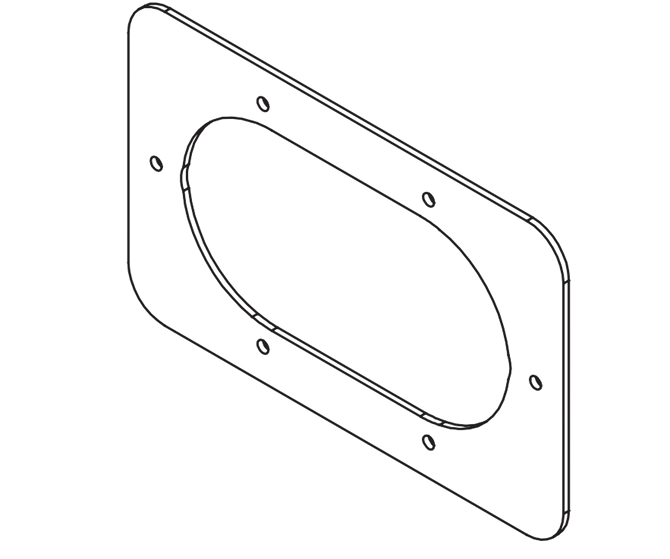 APP IBC320-PMGASKET - Uszczelka dla obudowy złącza silnoprądowego typu żeńskiego mocowanej panelowo