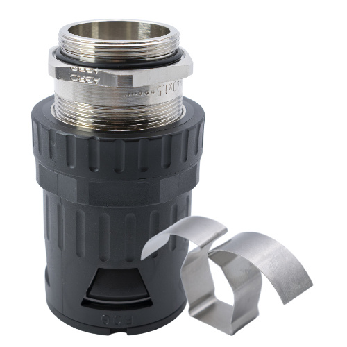 Flexa RQGKZAE-M- connector for corrugated tubings